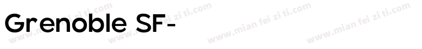 Grenoble SF字体转换